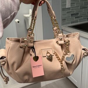 Juicy Couture Rolling On Exclusive Satchel (Sandstone): BRAND NEW